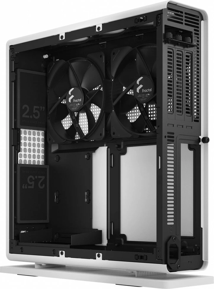 Kasë Fractal Design Ridge, Mini ITX, e bardhë