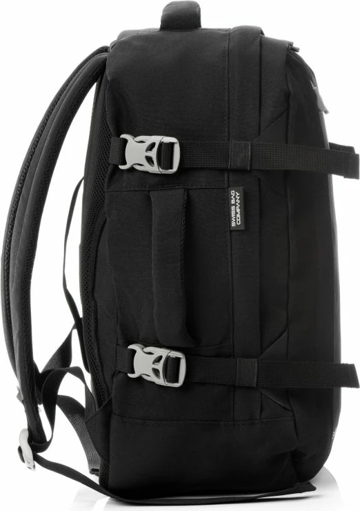 Çantë shpine SwissBags për femra e meshkuj, e zezë