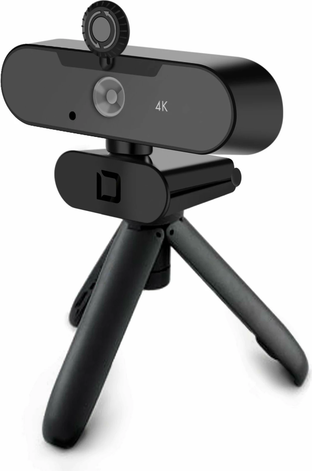 Webcam DICOTA PRO Plus 4K, USB, auto fokus, mikrofon, e zezë