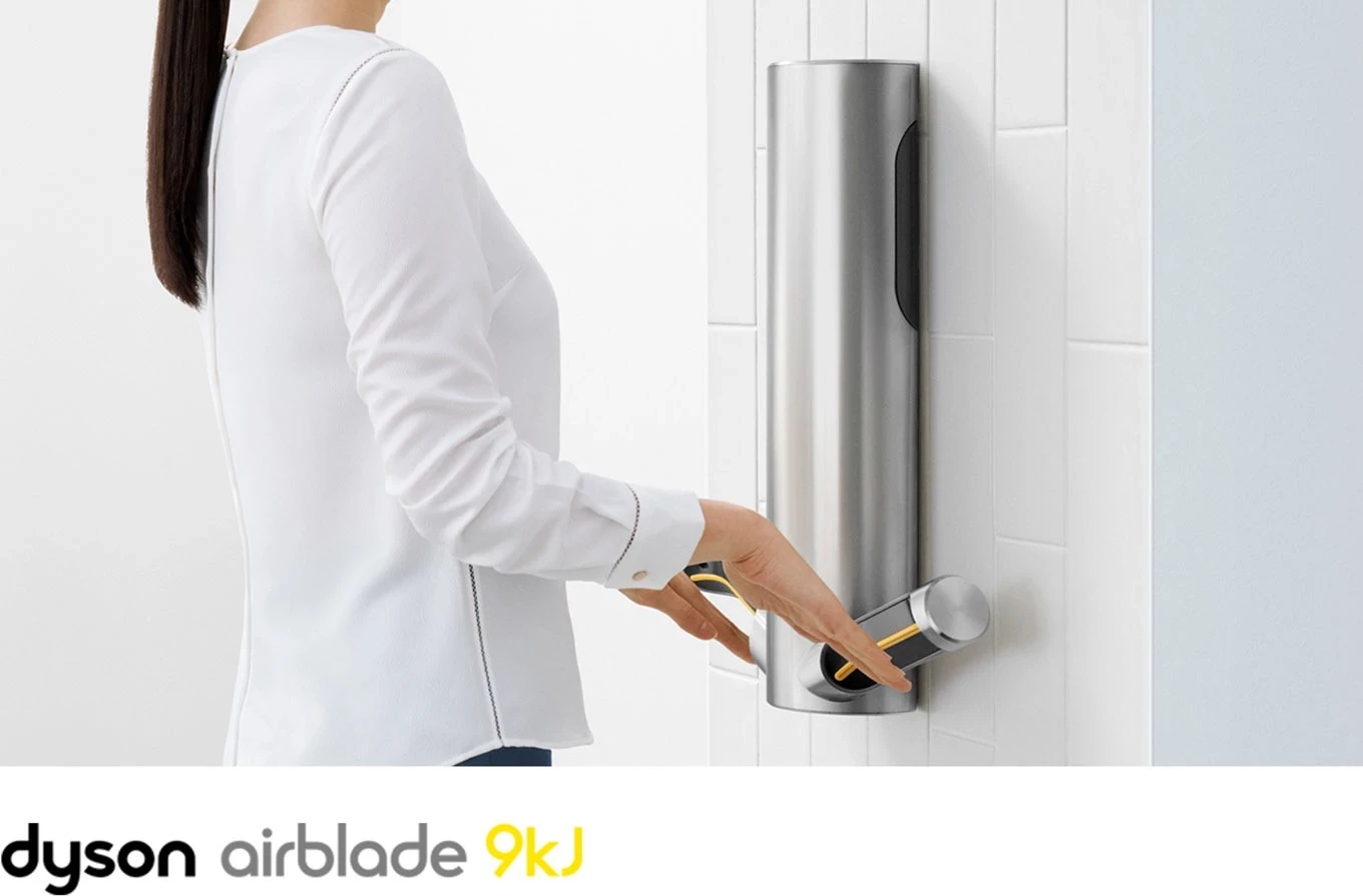 Tharëse duarësh Dyson Airblade 9KJ, Çelik inox