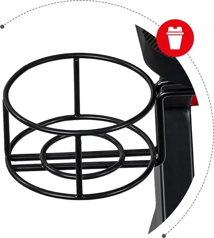 Tavolinë për kompjuter Huzaro Hero 5.0, e zezë/e kuqe