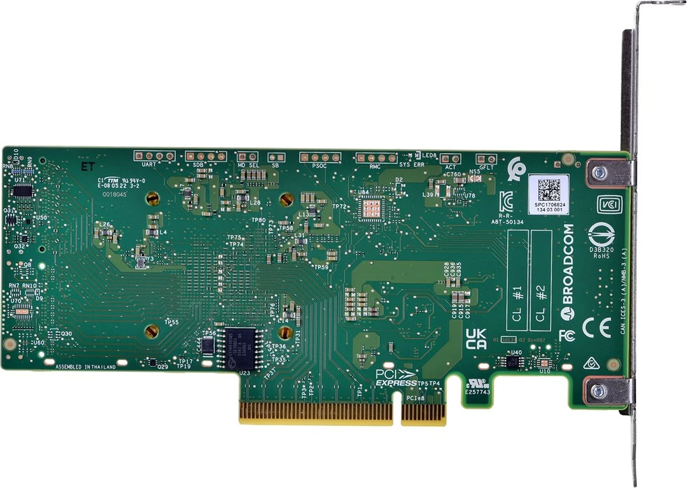 Kontrollues RAID Broadcom 9540-8i, PCI Express x8 4.0, 12 Gbit/s