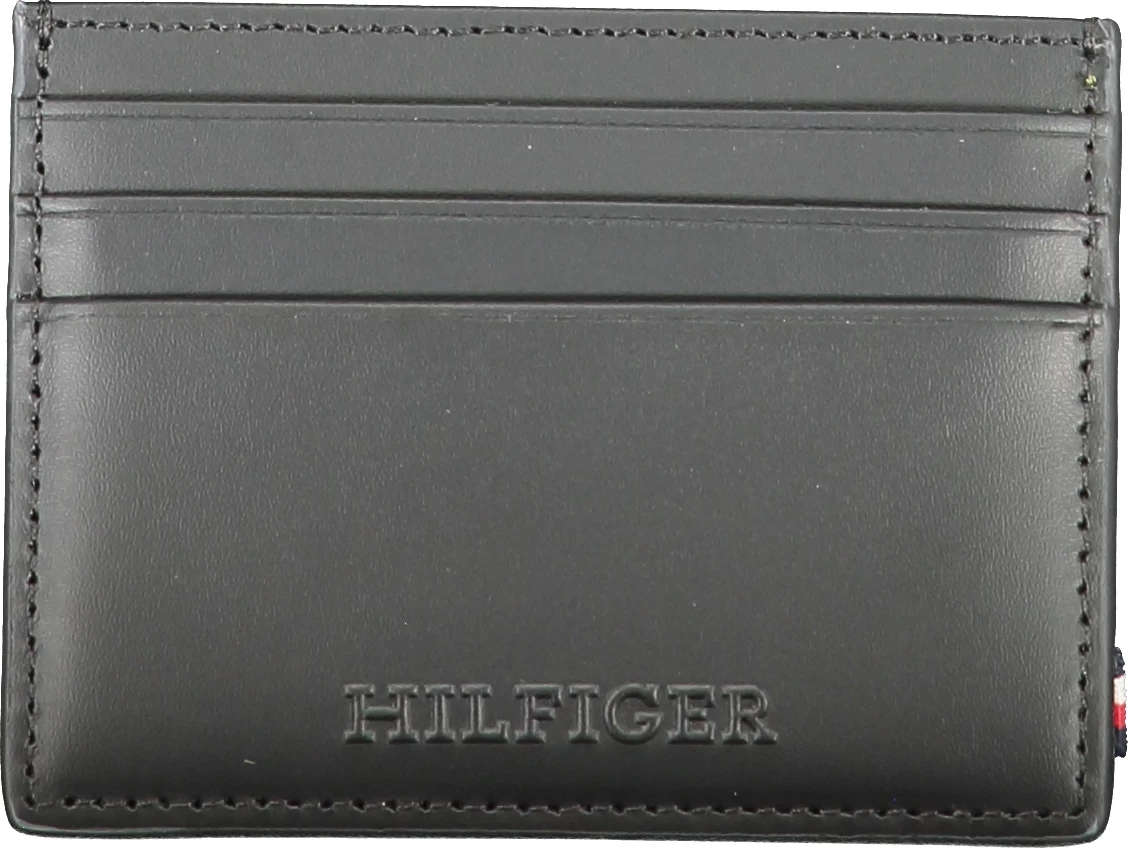 Portofol për meshkuj Tommy Hilfiger, i zi