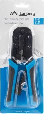 Vegël për shtypje Lanberg, RJ45, RJ12, RJ11, e kaltër