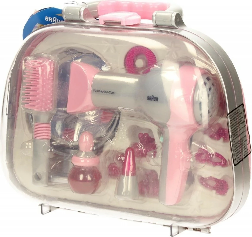 Set lodrash berberi Klein Braun 5855, për vajza, Rozë/Argjend