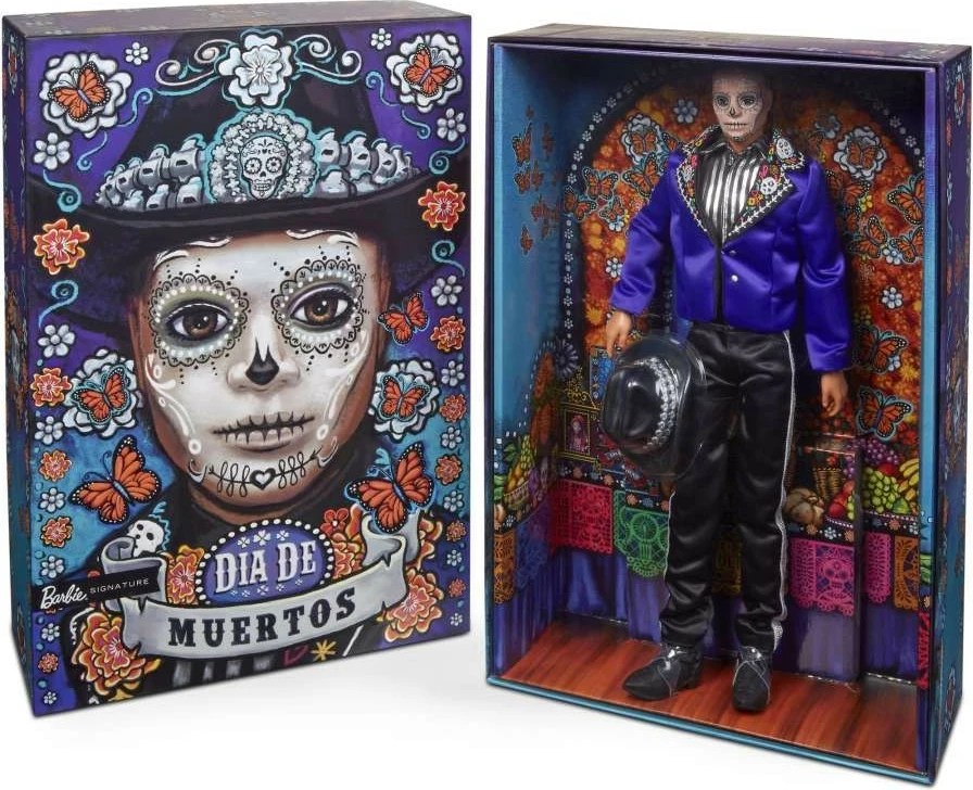 Kukull koleksionuese Barbie Signature Ken Dia De Muertos 2023, Mattel