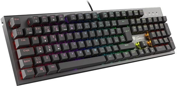 Tastierë gaming GENESIS THOR 300 RGB, mekanike, me ndriçim RGB, Red Switch
