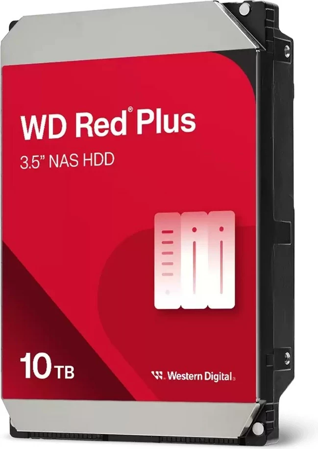 HDD WD Red Plus 3.5", 10 TB, Serial ATA III, për NAS