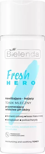 Tonik qumështi për femra Bielenda Fresh Hero, 200ml