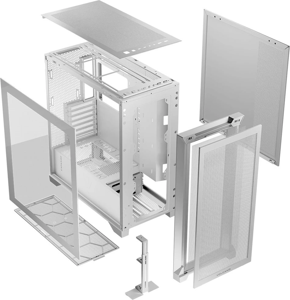 Kasë MODECOM VOLCANO EXPANSE S MIDI, e bardhë