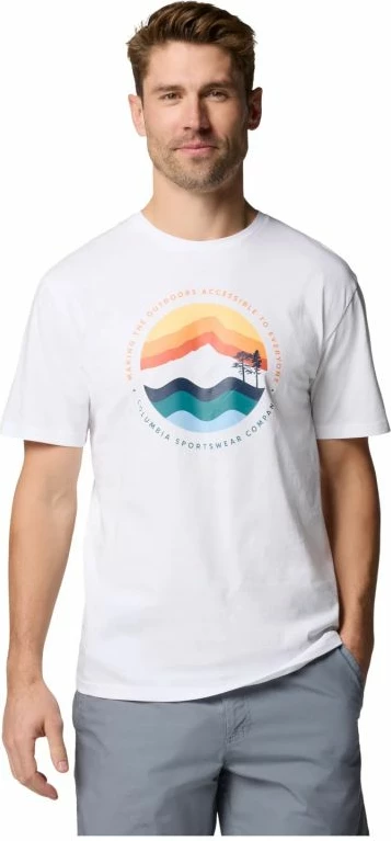 Maicë për meshkuj Columbia, të bardhë