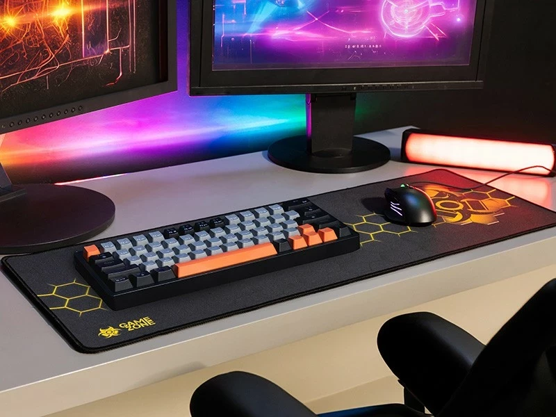 Mauspad Tracer GameZone Hexy2, ngjyrë zezë-verdhë