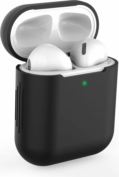 Mbështjellës Tech-Protect Icon për AirPods 1/2, i zi