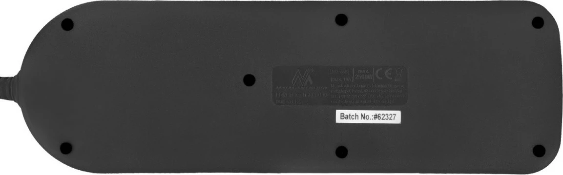 Listë zgjatjeje Maclean MCE508 B, 4 dalje, 1.5m, 2x USB (A/C), e zezë