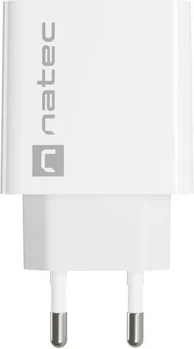 Karikues rrjeti Natec Ribera NUC-2061, 20W, 1x USB-A + 1x USB-C, Bardhë