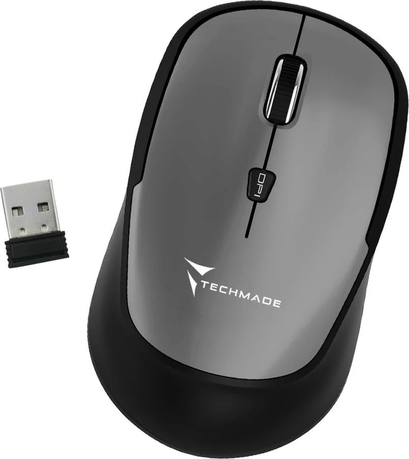 Maus wireless Techmade TM-XJ35, Gri