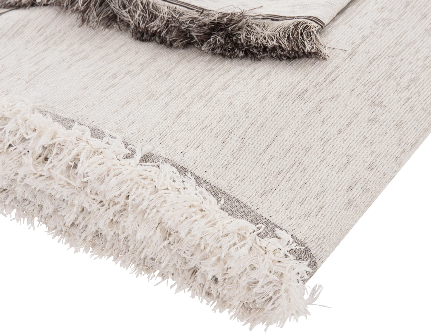 Mbulesë divani me franja DREAMTOPIA FH12161.01 ngjyrë ecru 245x170cm