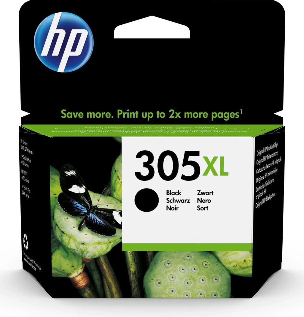 Bojë HP 305XL, e zezë, 1 copë