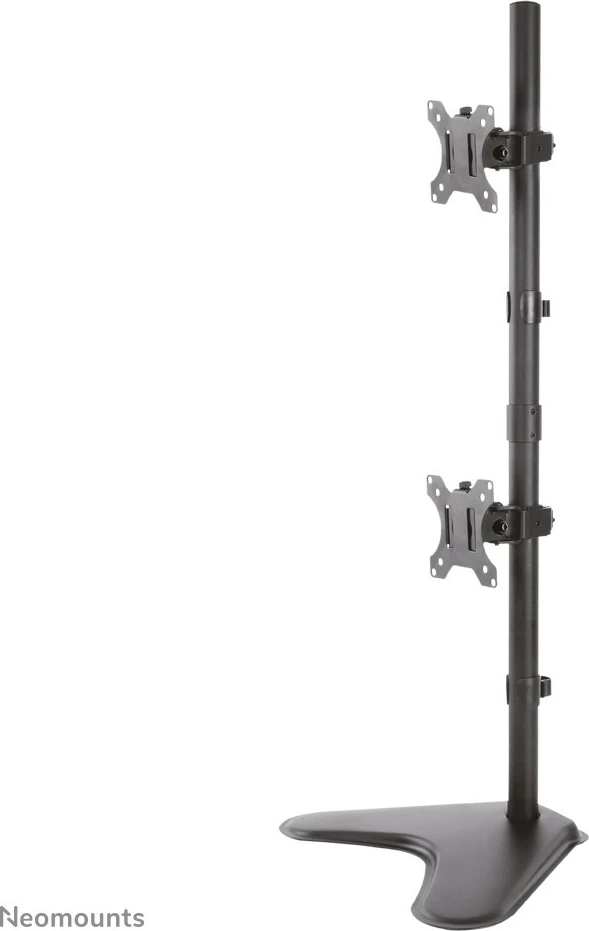 Mbajtëse monitori Neomounts FPMA-D550DDVBLACK, për 2 ekrane, 10-32 inç, rregullim lartësie, e zezë
