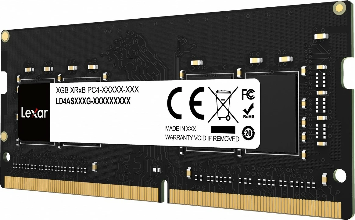 RAM Memorje Lexar LD4AS032G-B3200GSST, 32GB (1x32GB), DDR4 SODIMM, 3200MHz