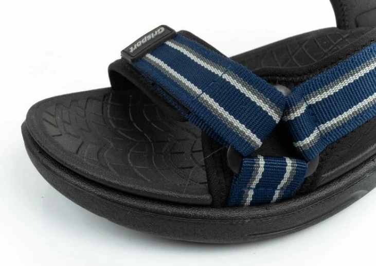 Sandale për meshkuj Grisport, të zeza dhe blu të errët