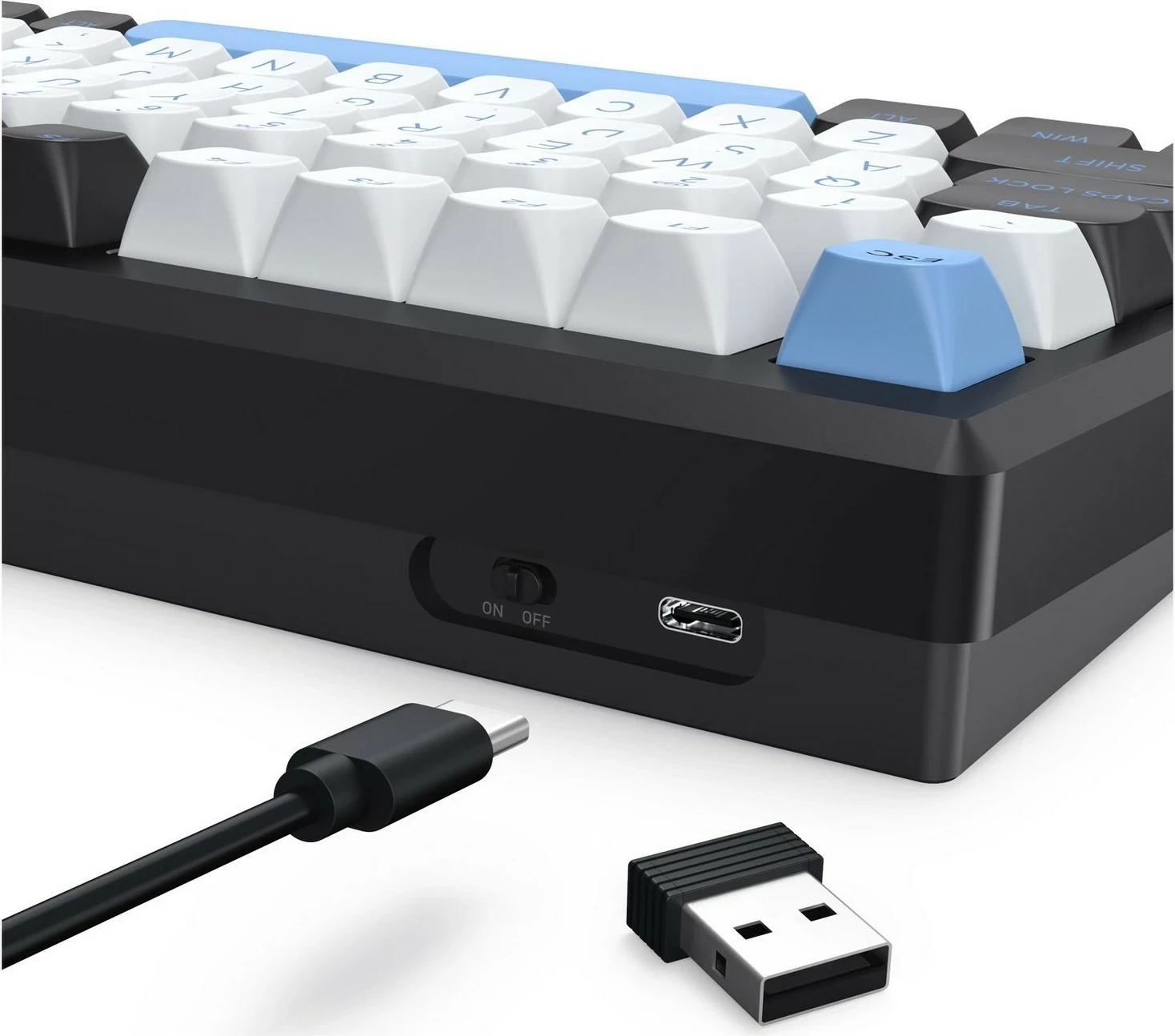 Tastierë mekanike Redragon K732WLB-RGB-PRO Uranus Pro 82, RGB, wireless/ka me kabllo, e zezë