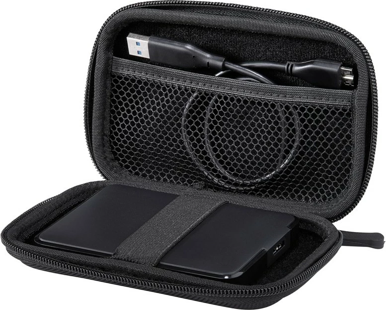 Mbështjellës Hama për hard disk të jashtëm 2.5 inç, i zi