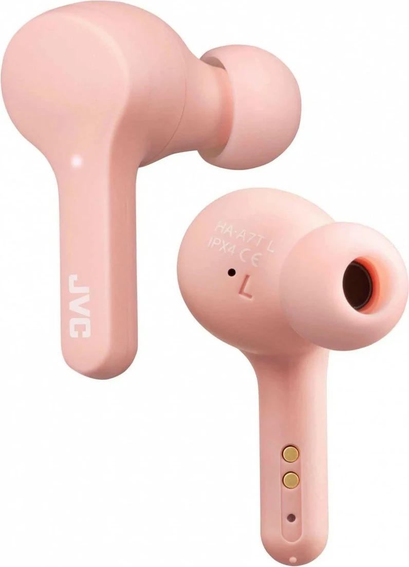 Kufje JVC HAA-7TPNU pa tela, in-ear, rozë