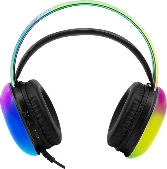 Kufje Tracer GameZone GZ X4, me mikrofon, me dritë RGB, me kabllo, multikolor