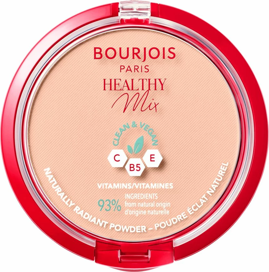 Pudër kompakte matifikuese Bourjois Healthy Mix Clean Vegan 03 Rose Beige 11g