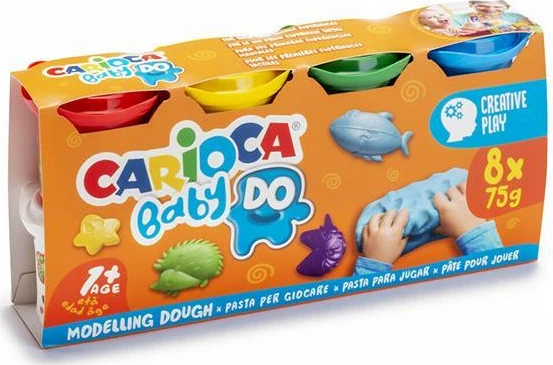 Modelim plastelinë Carioca Baby 8x75gr