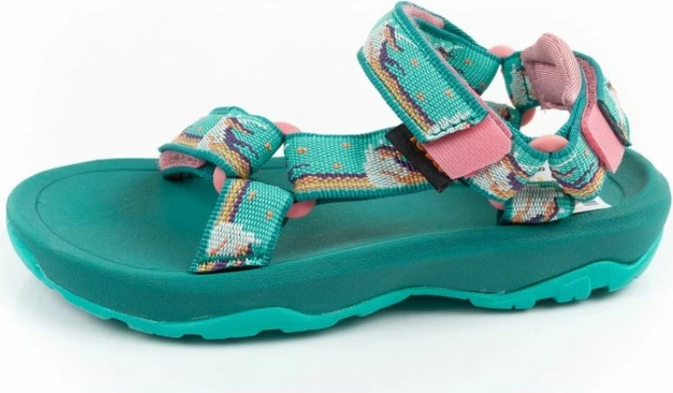 Sandale për fëmijë Teva, të gjelbra