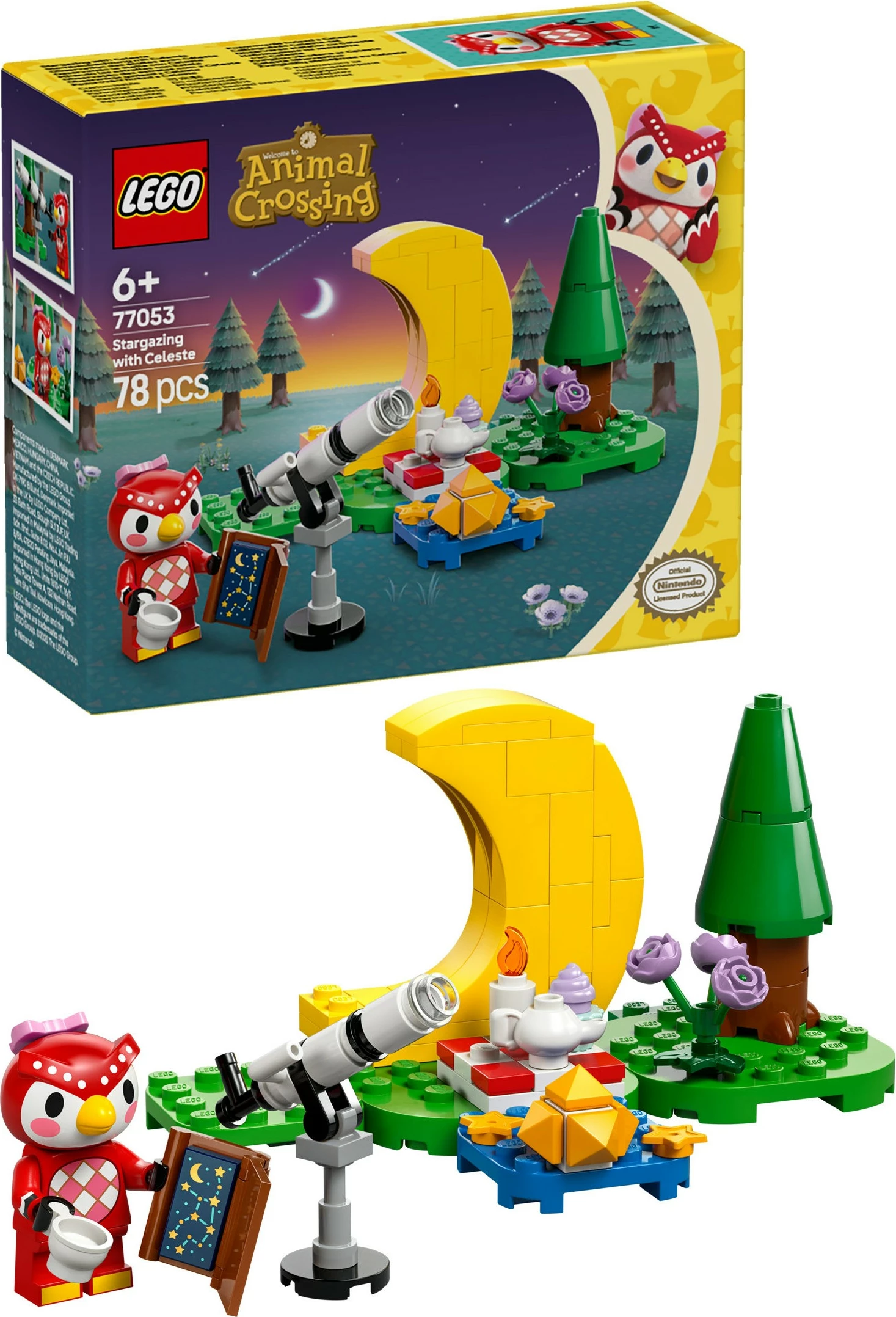 Set ndërtimi LEGO Animal Crossing 77053, 78 pjesë, shumëngjyrësh