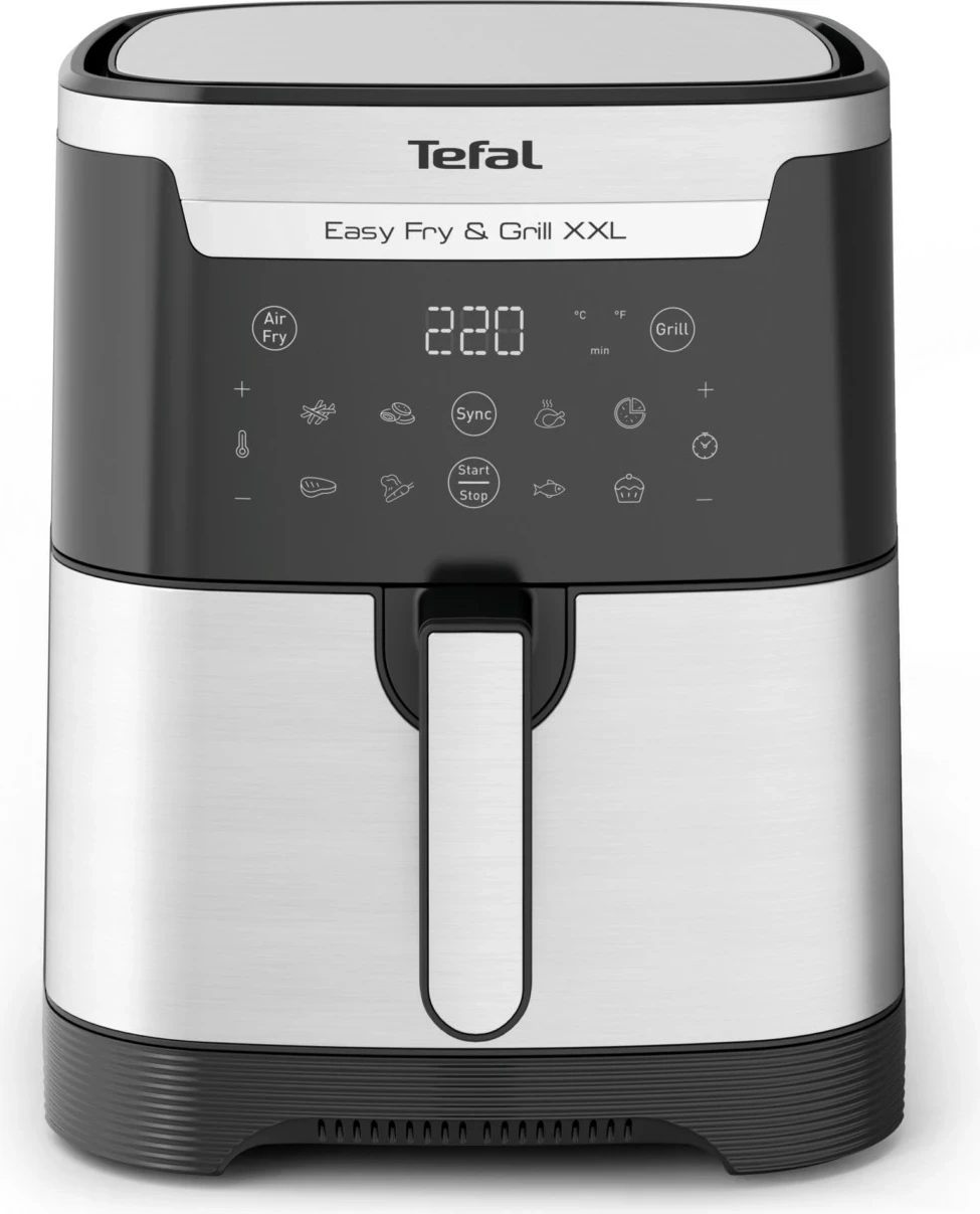 Frytkownica Tefal Easy Fry & Grill XXL, 6.5L, 1830W, e zezë-argjendtë