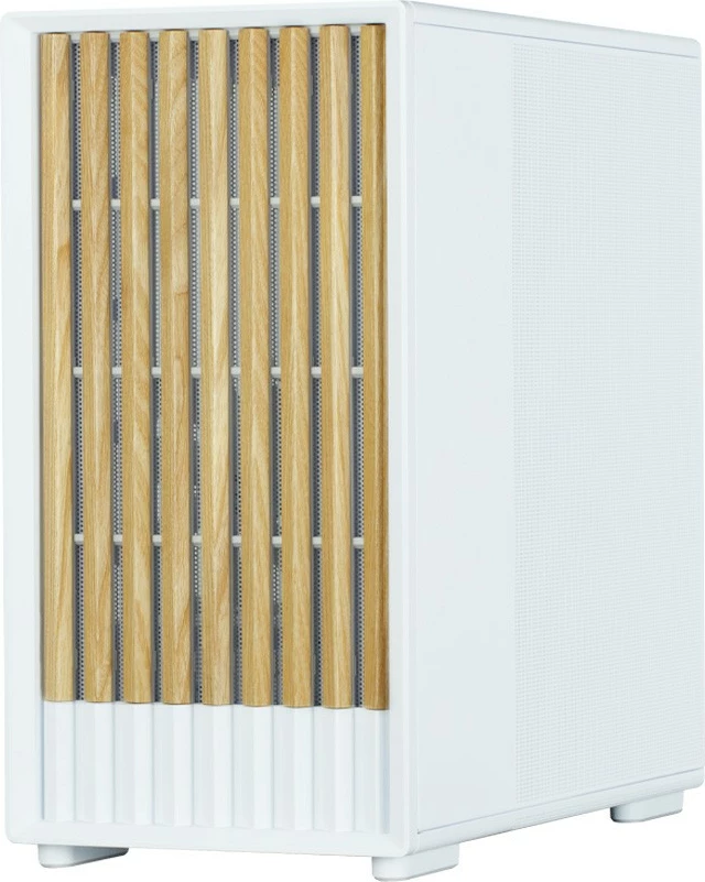 Kasë Zalman P10 Namu, Mini Tower, Micro ATX, e bardhë me elemente druri