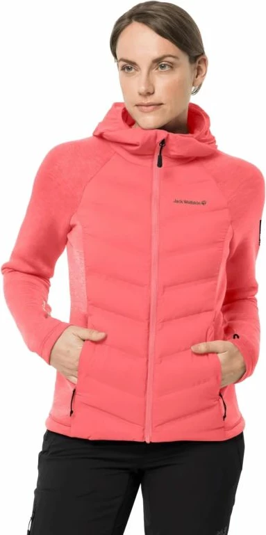 Jakne Jack Wolfskin për femra, portokalli