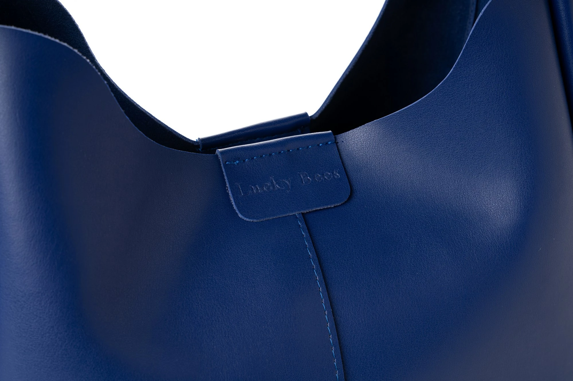 Tote bag Lucky Bees, ngjyrë sax blue, 1264 Farina