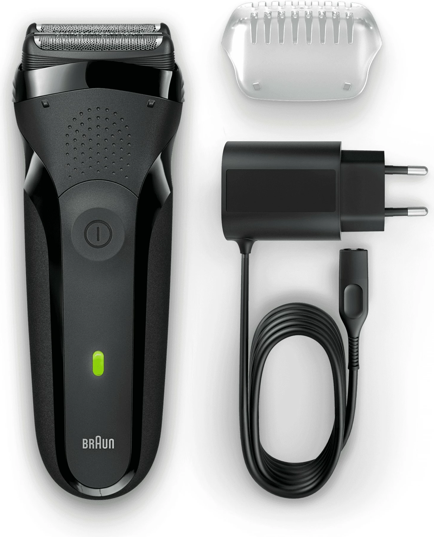 Makinë rroje Braun Series 3 300s, Foil shaver, LED, NiMH, e zezë