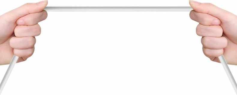 Kabllo Dudao L4L, USB në Lightning, 1m, 2.4A, e bardhë