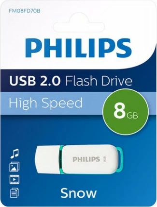 USB stick Philips Snow Edition 8GB, Spring Green