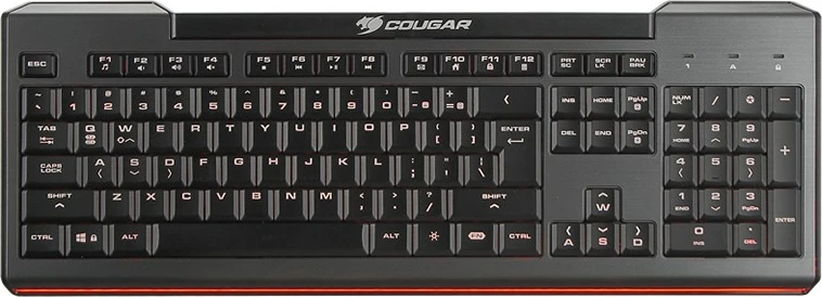 Tastierë gaming Cougar 200K, swiss layout, e zezë