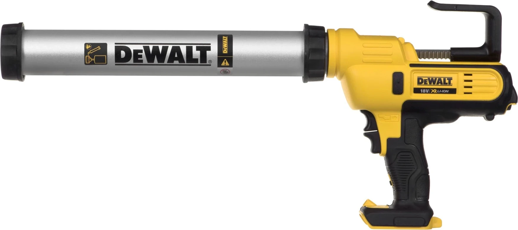 Pistolete për silikon DeWALT DCE580N-XJ, e zeza