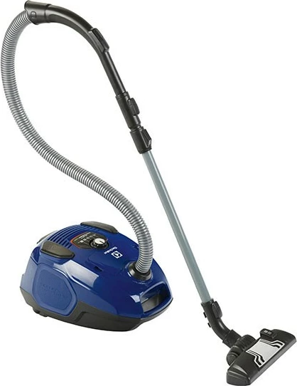 Lodër fshesë me korent Klein Electrolux 6870, plastikë, për fëmijë, Kaltër