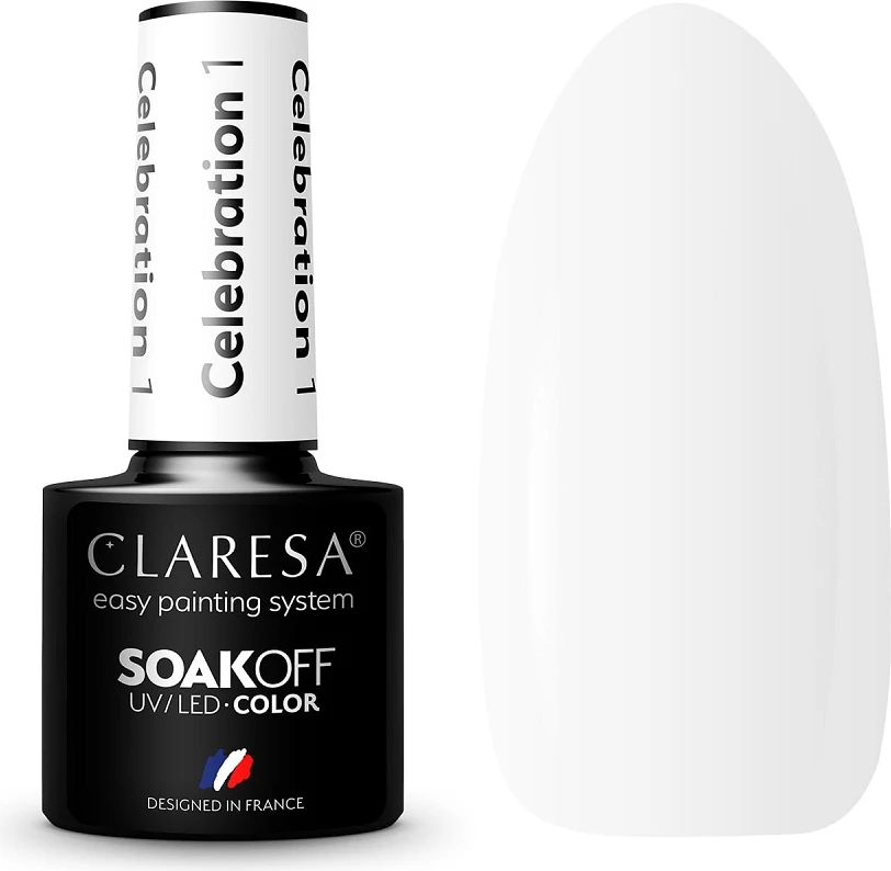 Llak për thonj Claresa Celebration Hybrid për femra, 1.5g