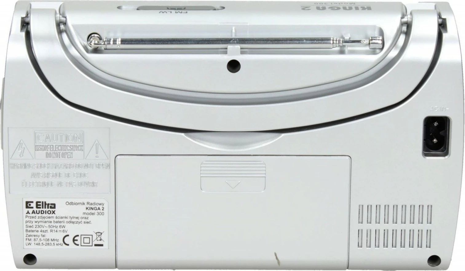 Radio portabile Eltra KINGA 2, FM/AM, argjend