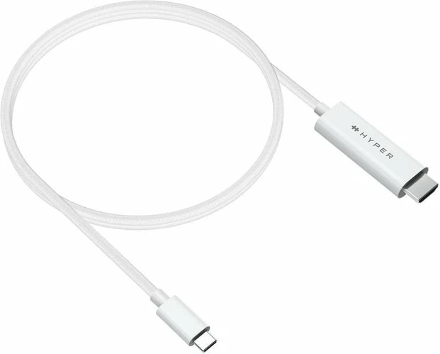 Kabllo USB-C në HDMI Targus HyperDrive 2.5m e bardhë