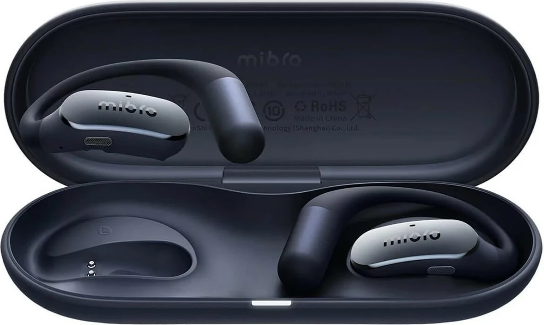 Kufje open-ear Mibro OpenEar Pro Bluetooth 5.4, mikrofon, IPX4, 7h + kuti karikimi 500 mAh, Blu