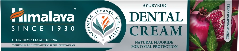 Pasta dhëmbësh Himalaya Ayurvedic me fluoride natyral 100g