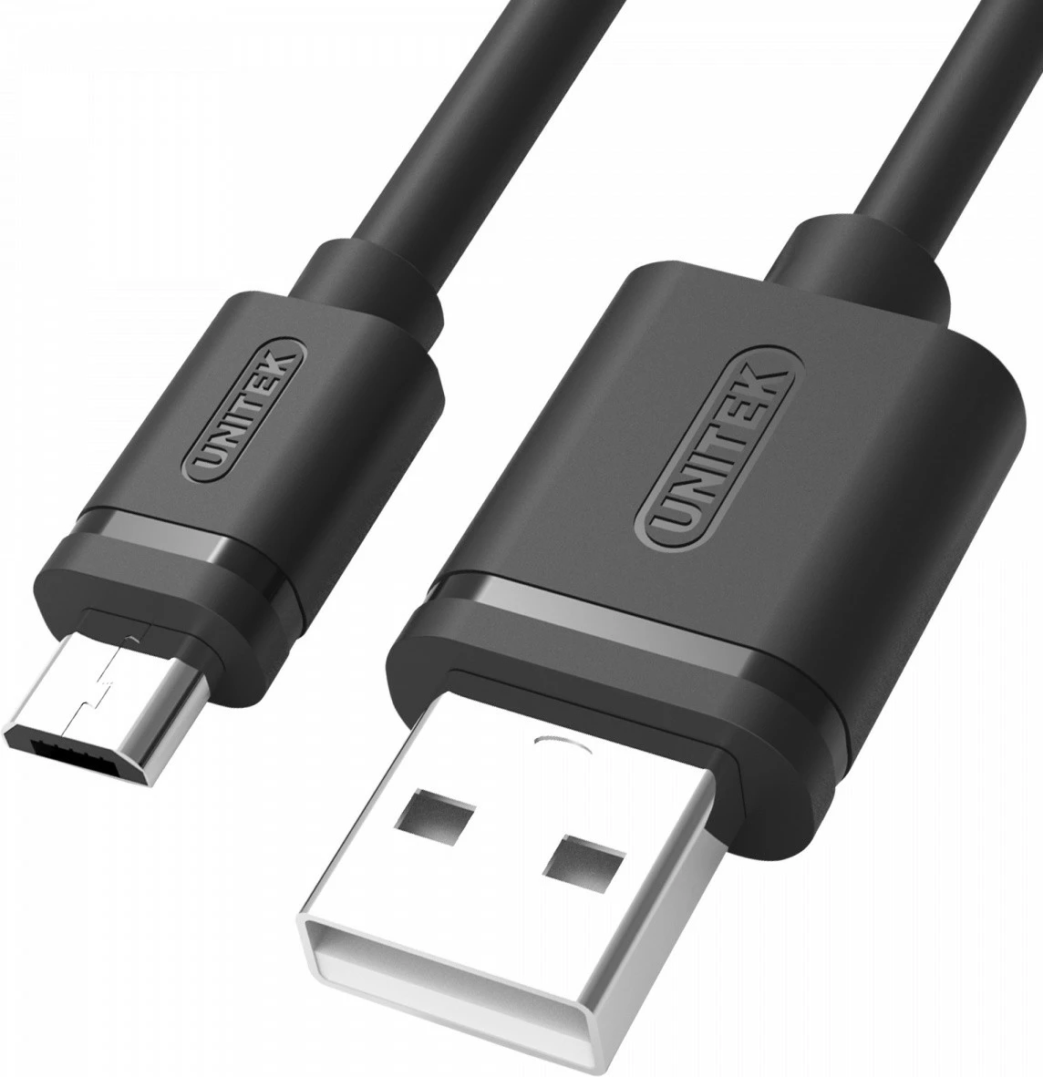 Kabllo USB Unitek Y-C434GBK, 1.5m, USB 2.0, Micro USB, e zezë