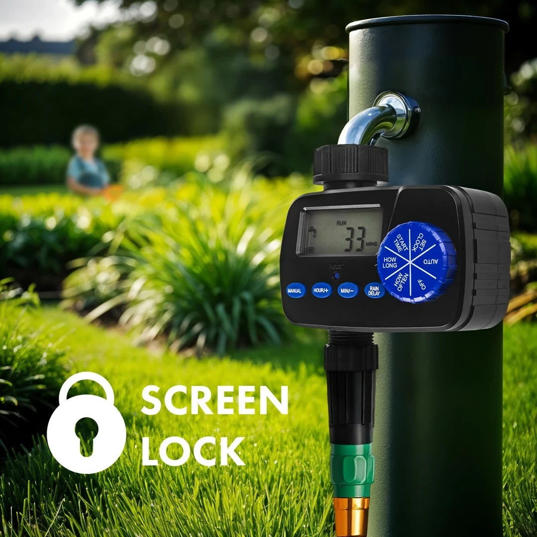 Kontrollues elektronik ujitje GreenBlue GB390, IP55, i zi